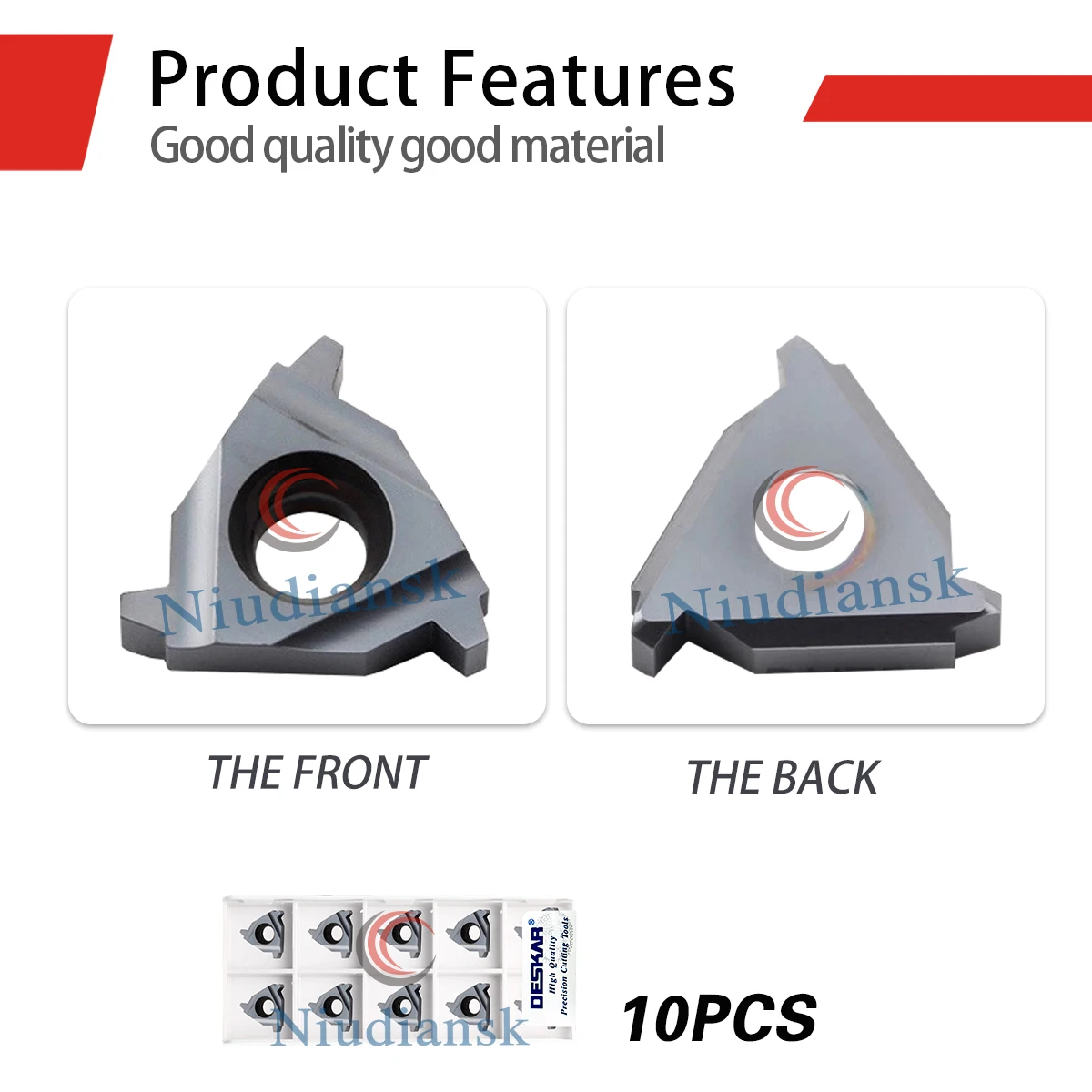 16ER1.5TR/2TR/2.5TR/3TR LDA Numerical Control Lathe Trapezoidal Thread Insert Cutting Turning Tool Processing Universal Material