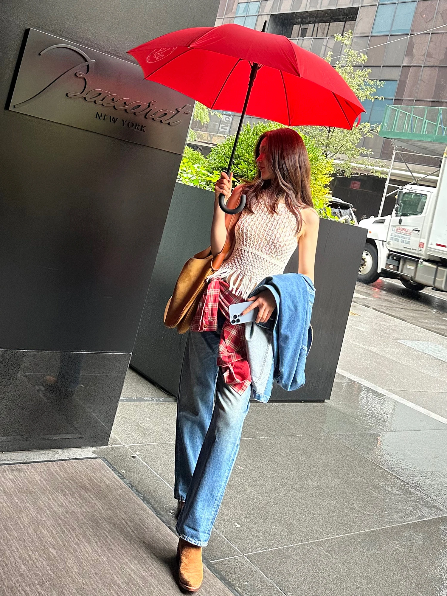 

Дышащий вязаный топ с бахромой и вырезами Ele Romi Studio "Eastern Aesthetic" из универсальной хлопковой смеси для женщин, весна-лето