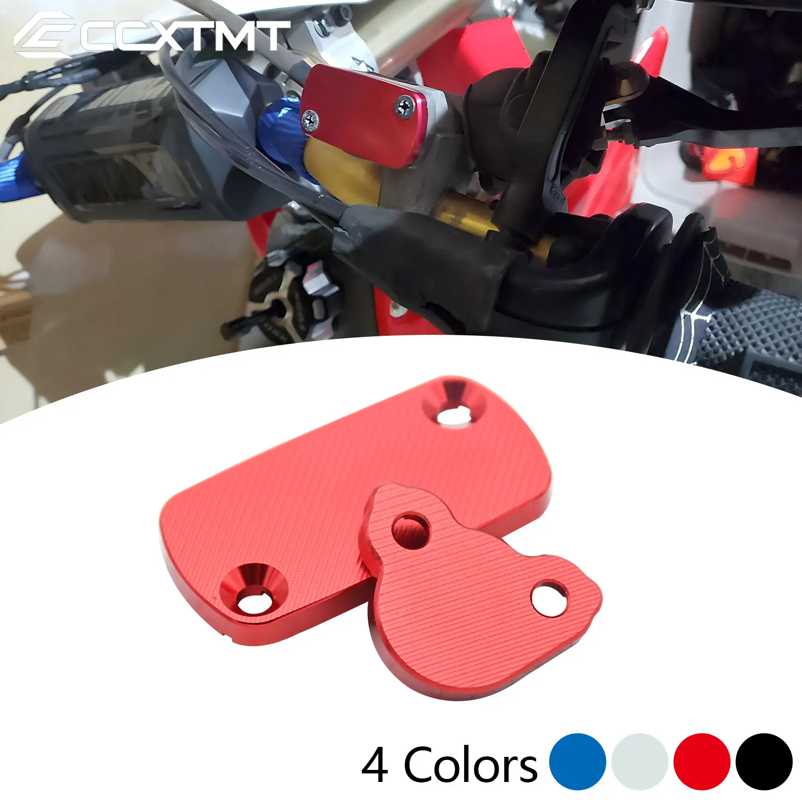 CNC Front and Rear Brake Fluid Reservoir Cap Cover For HONDA CRF250X CRF250RX CRF250R CRF250F CRF450R CRF450RX CRF450L CRF450X