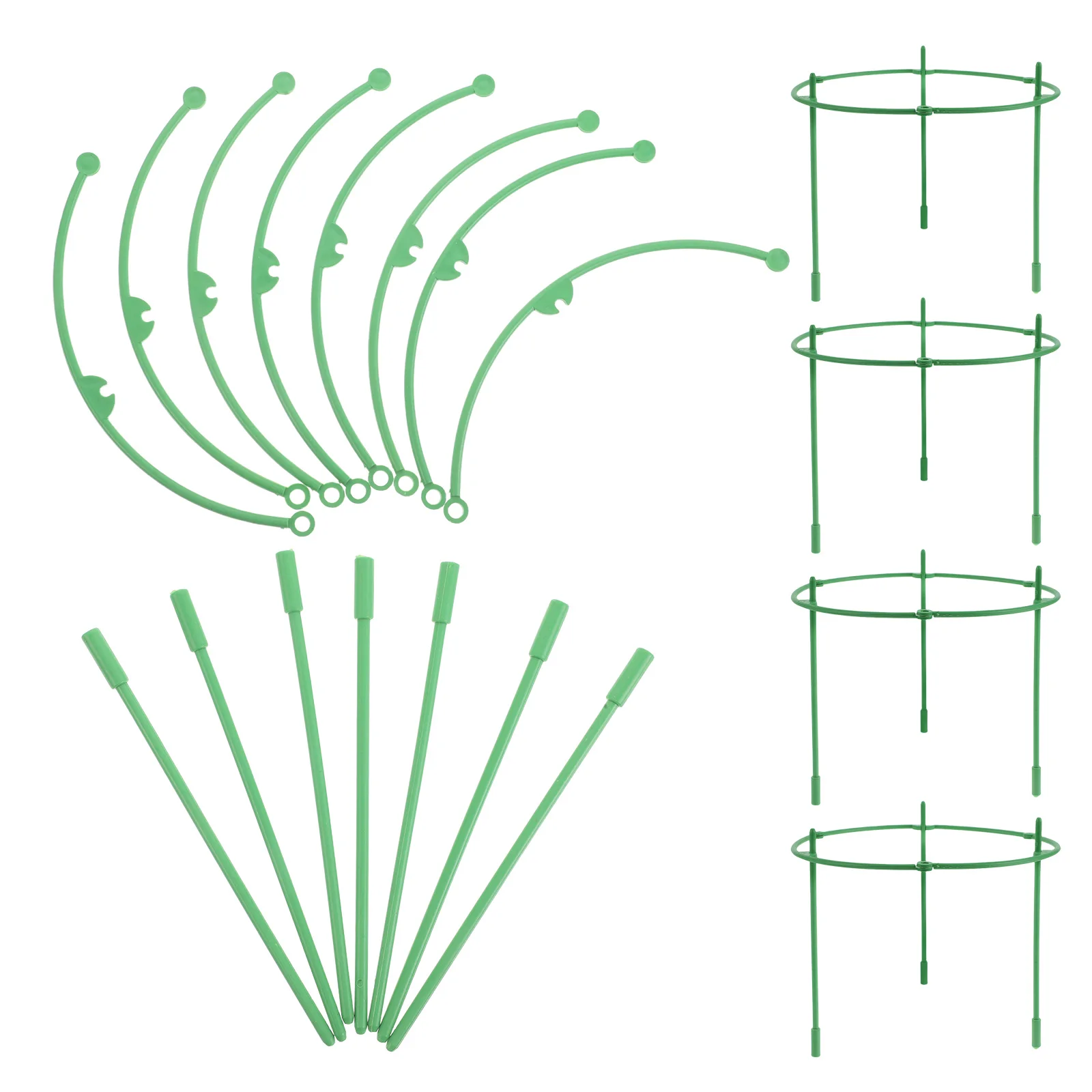 

20 Pcs Plastic Lattice Climbing Plants Support Clips Garden Flower Stand Vine Frame Tomato Trellis Spool House Plants Display