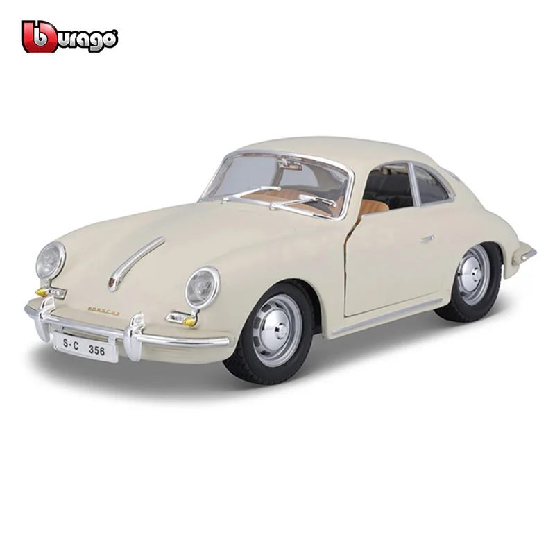 

Bburago 1:24 1961 Porsche 356B Coupe alloy racing car Alloy Luxury Vehicle Diecast Cars Model Toy Collection Gift