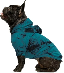 Vibrant Tie-Dye Dog Hoodie Cozy Sweatshirt for Small Dogs and Cats, Stylish and Comfortable Everyday Outfit