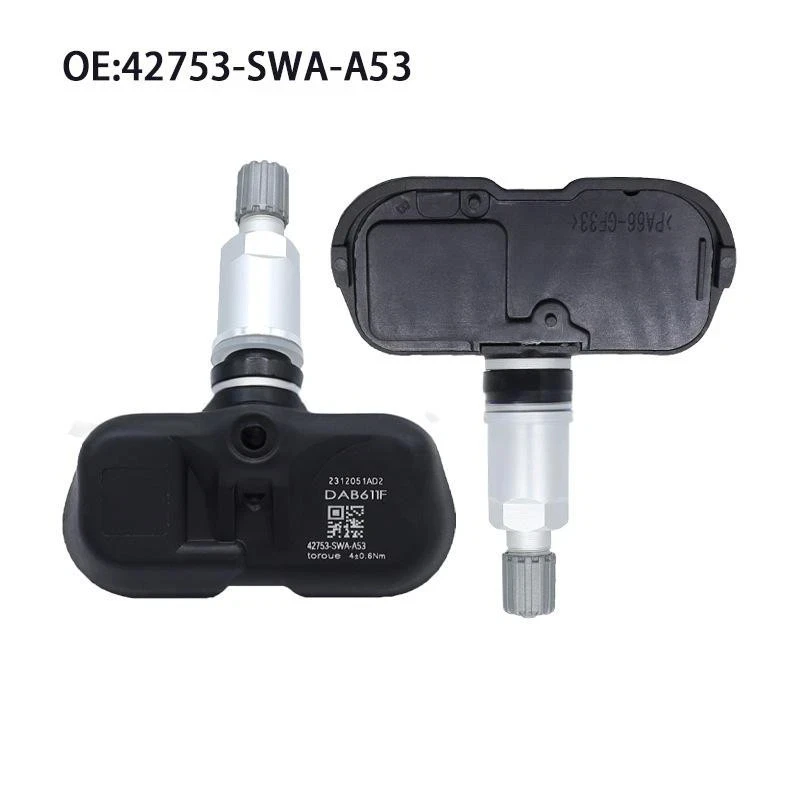 

4 шт. 42753-SWA-A53 42753SWAA53 автомобиль для Honda CR-V Accord 2008-2012 подходит 2008 TPMS датчик давления в шинах колес PMV-107M