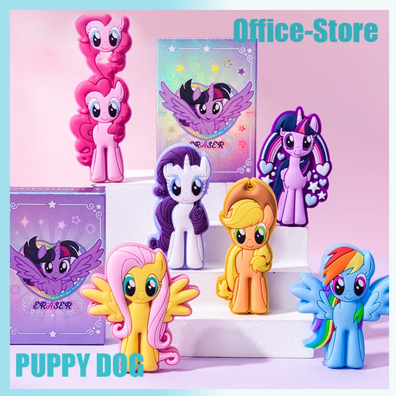 

Miniso Канцтовары My Little Pony мультипликационный стереоскопический ластик 30 шт. офисные канцелярские принадлежности креативные Ластики для студентов оптовая продажа