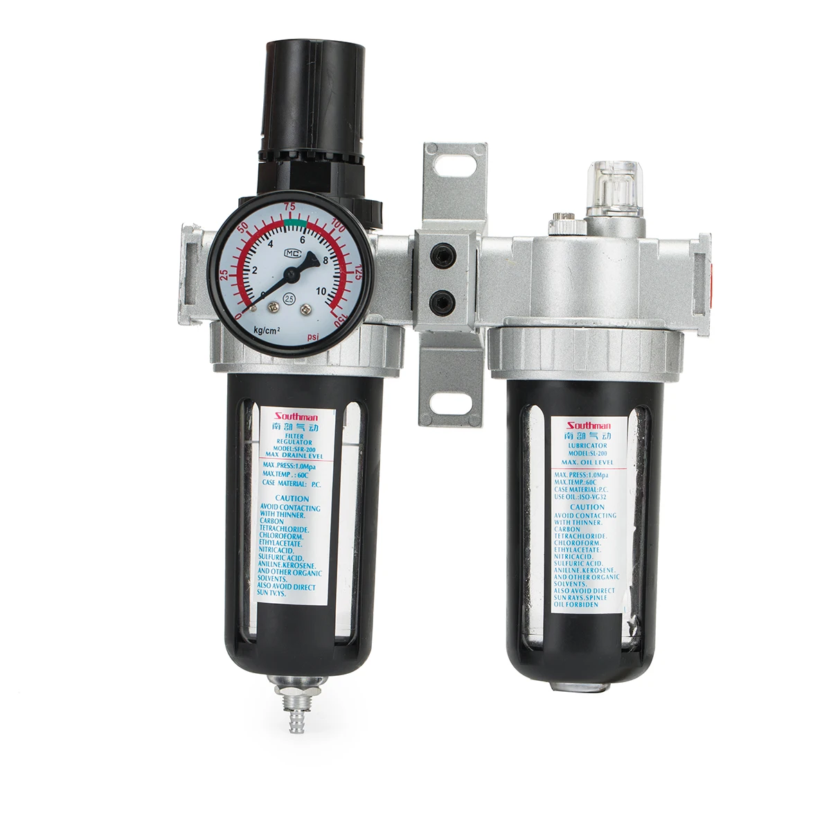 SFC 200 1/4 Air Source Treatment Pneumatic Filter Regulator