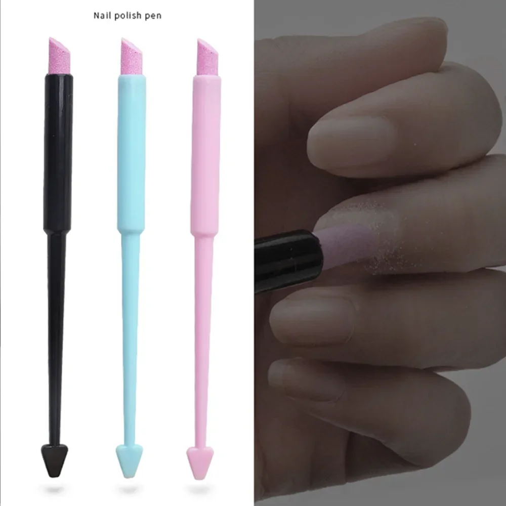 Stylo de meulage à quartz à double tête, ciseaux à ongles, dissolvant de peau de fréquence, vernis à ongles, limes à anciers de manucure, accessoires d'outils