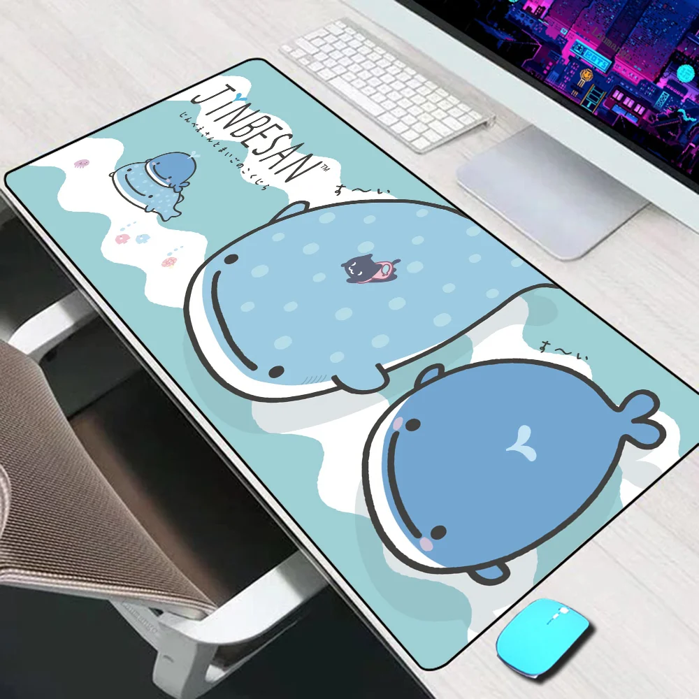 Japanese Cute Jinbesan Large Mouse Pad Gaming Accessories Mouse Mat XXL Laptop Keyboard Mat PC Gamer Desk Pad Computer Mousepad