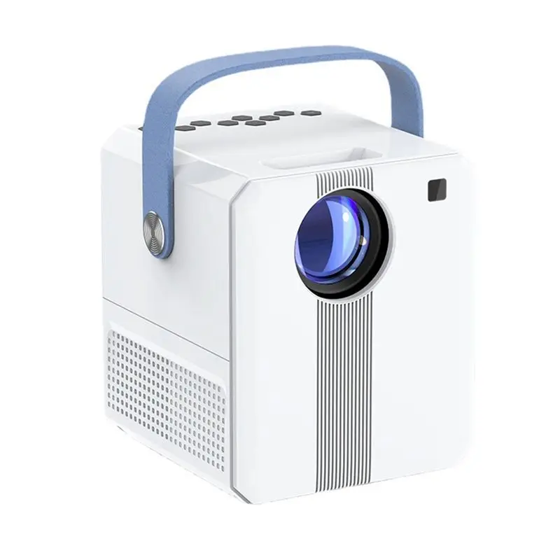 

AABFK Mini HD Home Theater Projector Autofocus Projector Mobile Phone Projector Outdoor Portable Projector EU Plug