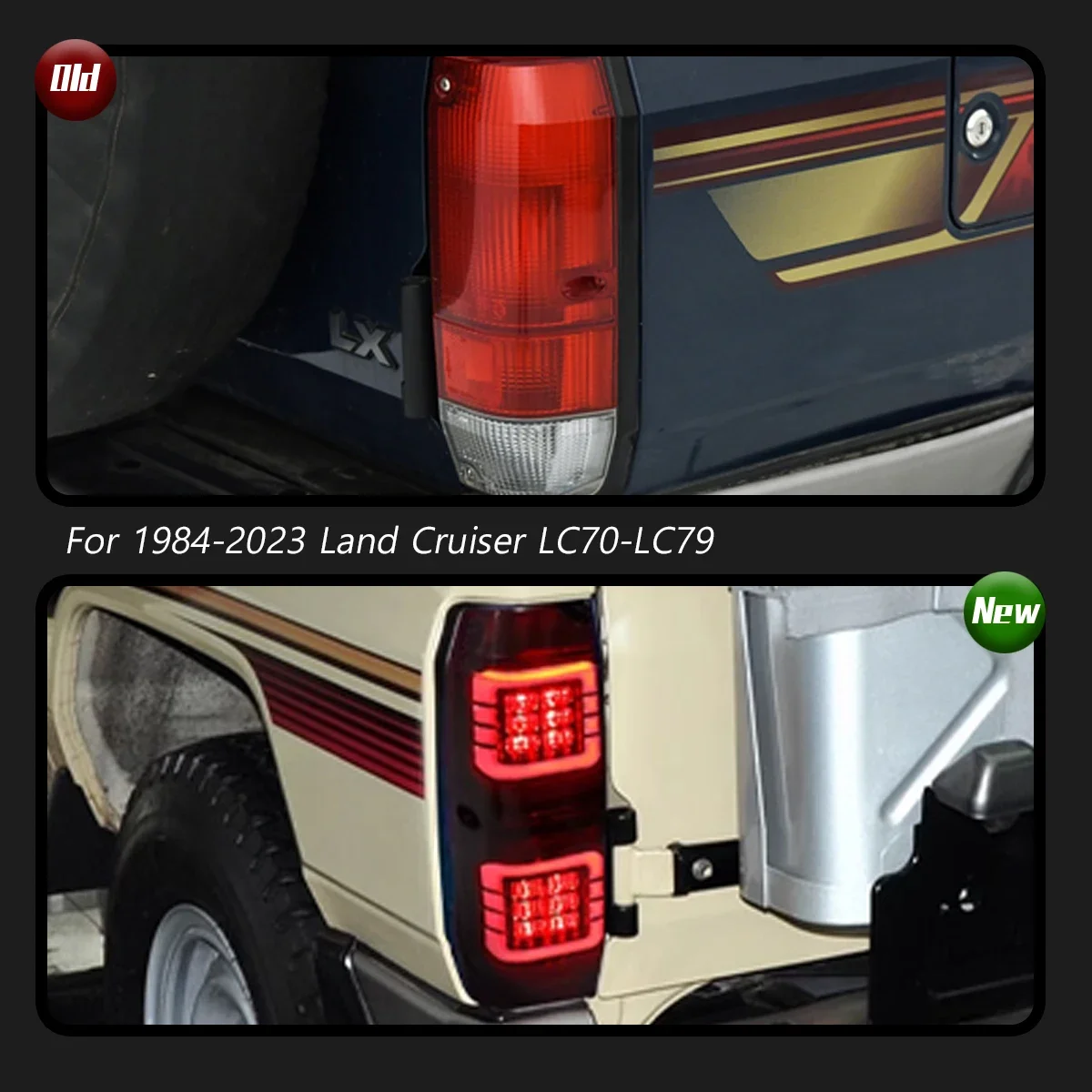 

TYPY Car Lights For Land Cruiser LC70-LC79 Taillight 1984-2023 LED Projetor Tail Lamp Daytime Running Light Auto Accessories