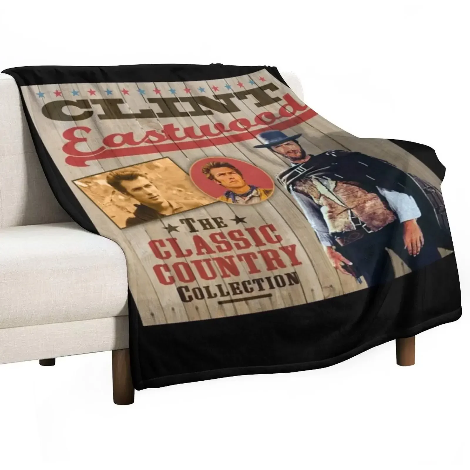 New Clint Eastwood - The Ultimate Country Collection Throw Blanket Luxury Throw Cute Plaid Bed covers Blankets