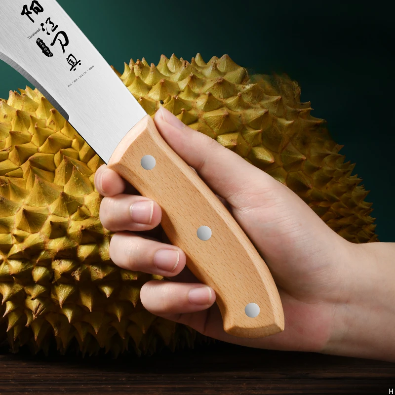 PTIEB Open durian special knife big machete fruit knife household cut leek chopping knife