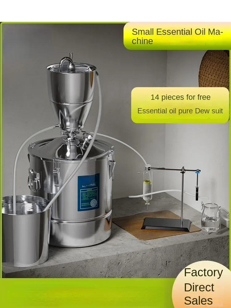 

Essential Oil Machine Extraction Distillation Equipment Pure Dew Agarwood Aromatic Extraction Production Distillator