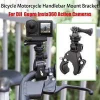 For Insta360 Ace Pro 2 Bicycle Motorcycle Handlebar Mount Bracket for GoPro 13 DJI Action 5 Pro Holder Action Camera Accessories