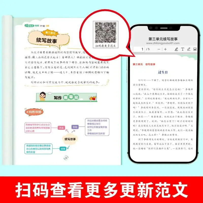 Primary School Synchronized Chinese Composition Book | PEP Edition Textbook Writing Guide