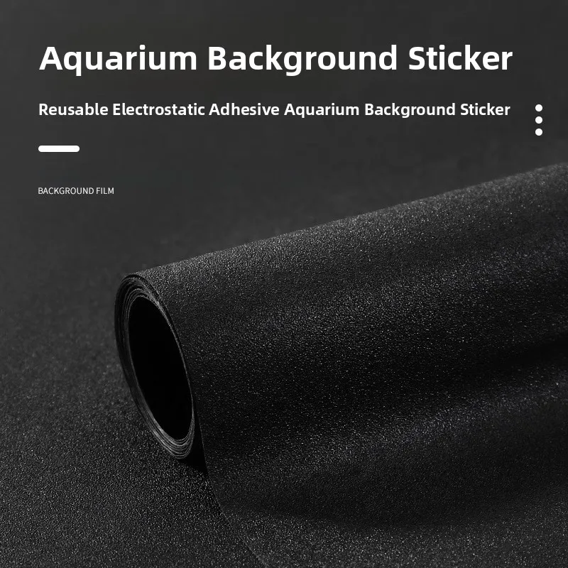 

Static Fi Tank Baund Stier без клея, декоративная пленка из чистого стекла, украшение для аквариума, товары для домашних животных, водное оборудование