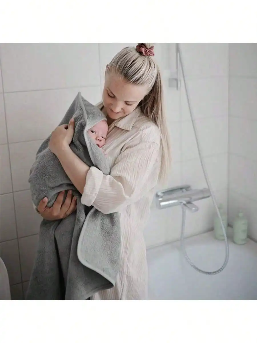 Baby Hooded Bath Towel Set 4
