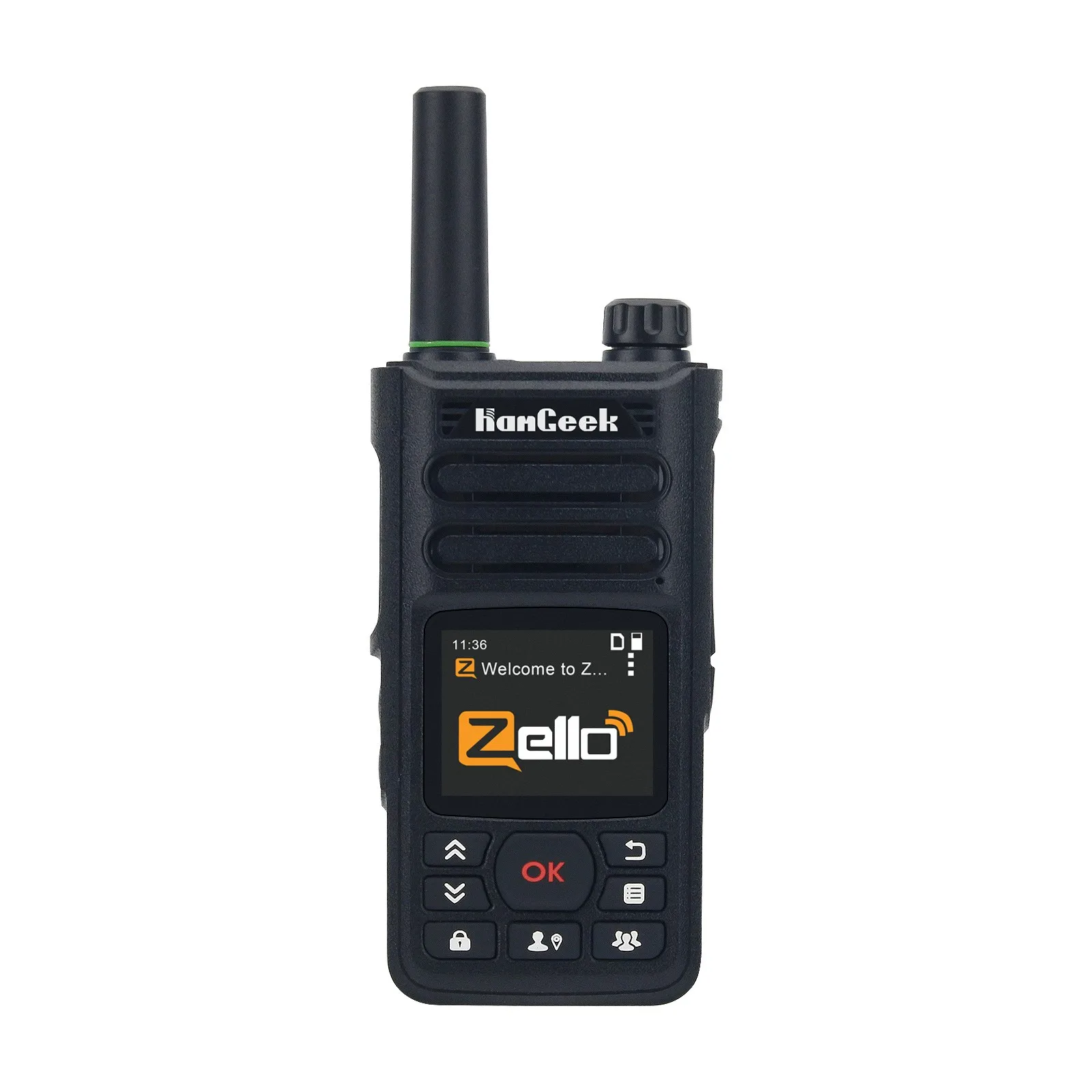 HamGeek KSW-ZL18 Zello 5W 4G Radio POC Radio Red Radio Walkie Talkie compatible con posicionamiento GPS