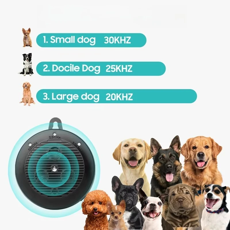 Ultrasonic technology rechargeable dog bark control device