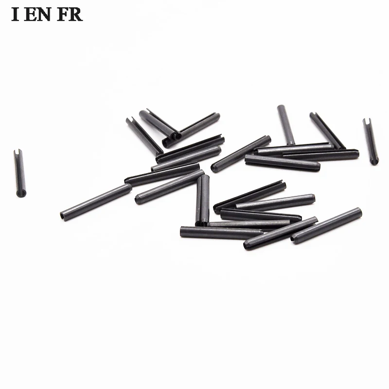 

Black Steel Spring-Type Straight Pin Elastic Cylindrical Cotter Pin Dowel GB879 M1.5 M2 M2.5 M3 M4 M5 M6 M8 M10 M12