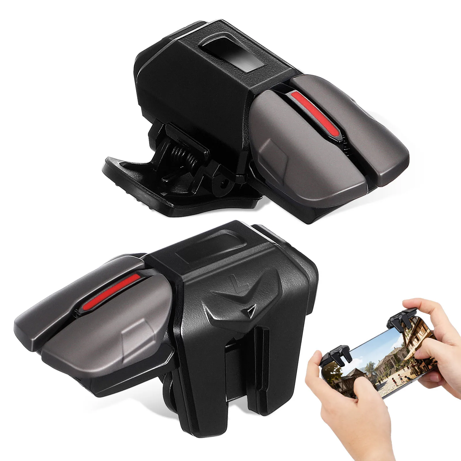 

Enhanced Mobile Game Controllers with Ergonomic Design 3x Finger Gloves Precision Aim Keys for Smooth Gaming Experience