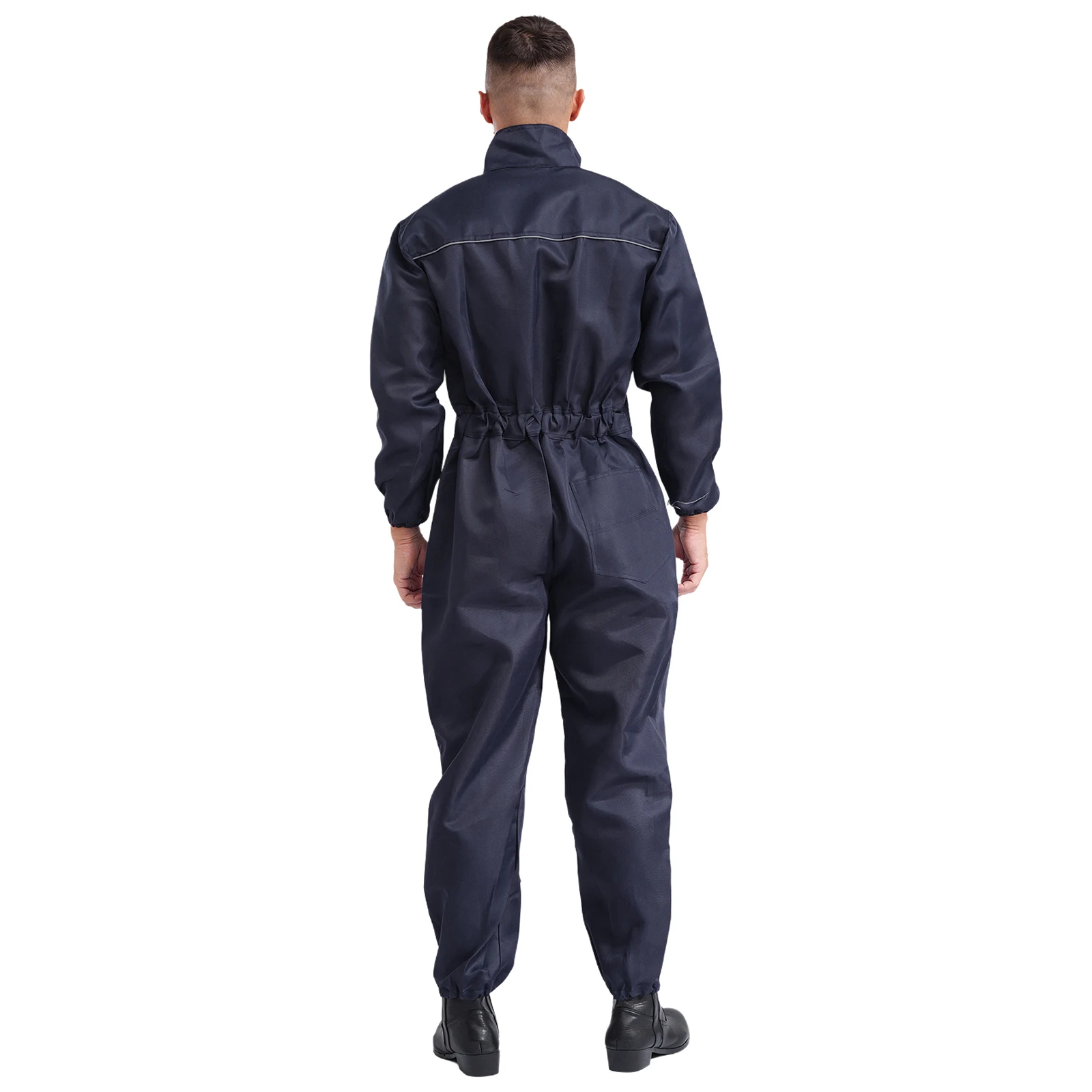 Work Overall Uniforms for Mens Working Coveralls Welding Suit Repair Workshop Mechanic Workwear Warehouse Long Sleeve Jumpsuit