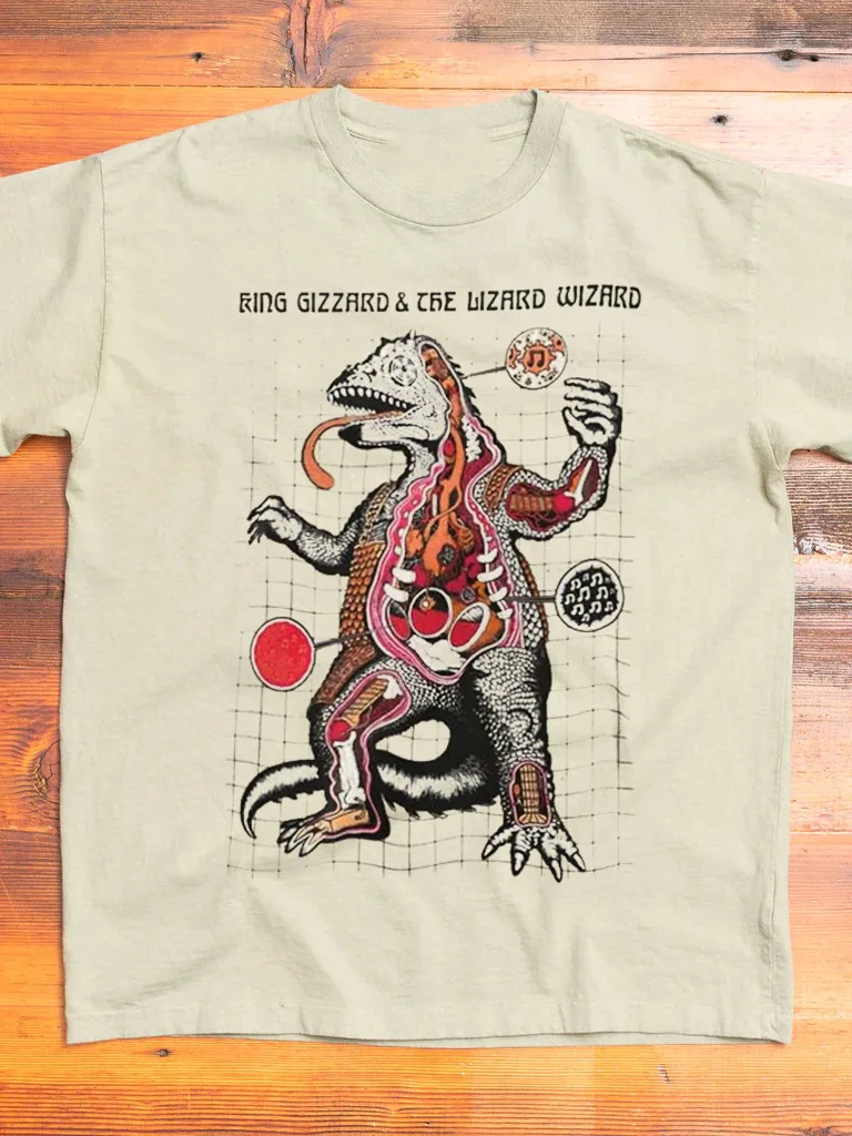 

Rare King Gizzard & the Lizard Wizard Gift For Fan S-2345XL Sand T-shirt S3850