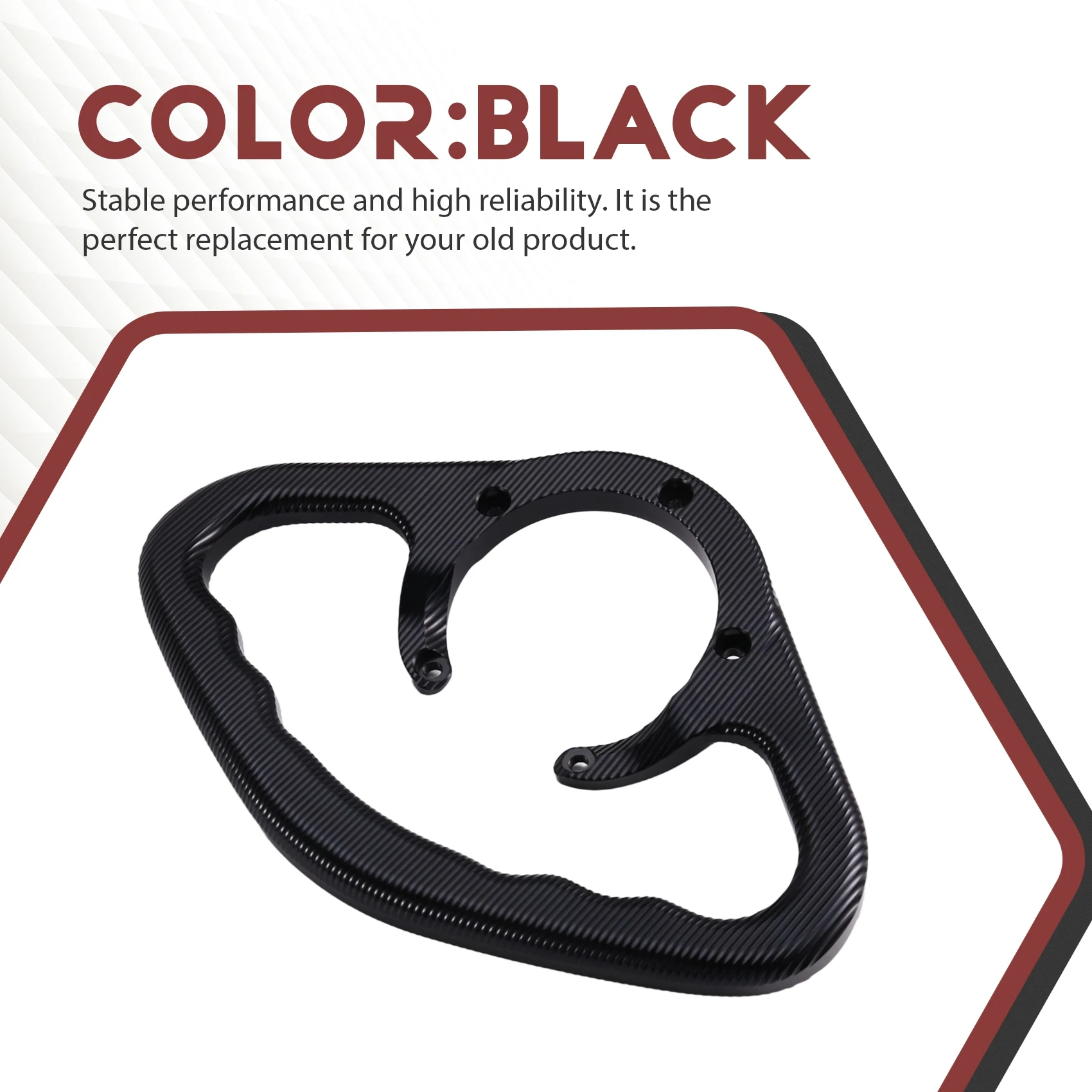 A21F-Motorcycle Fuel Tank Cap Armrest Passenger Safety Handgrips For Kawasaki Z1000 ZX6R Z800 Ninja650