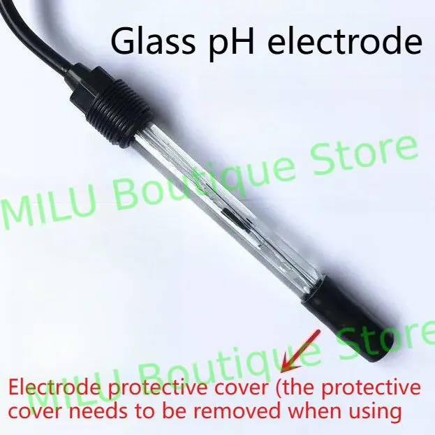 High quality 0.6Mpa glass PH electrode, acid and alkali corrosion resistance, ph probe, high temperature industrial detection