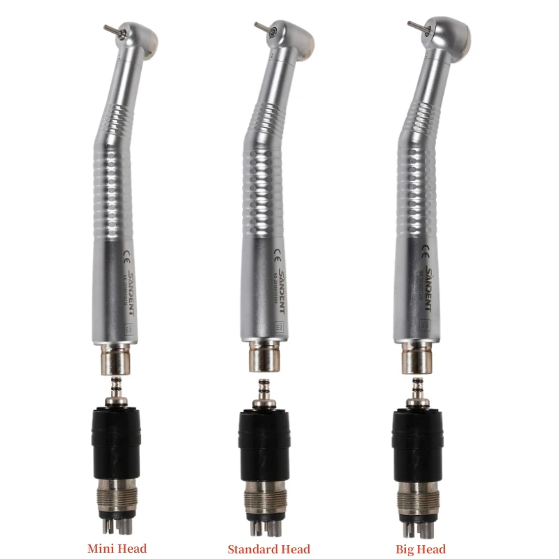 Dental High Speed Handpiece Push Button 4-Hole Quick Coupler Mini / Standard / Big Head Clean System Dentistry Equipment