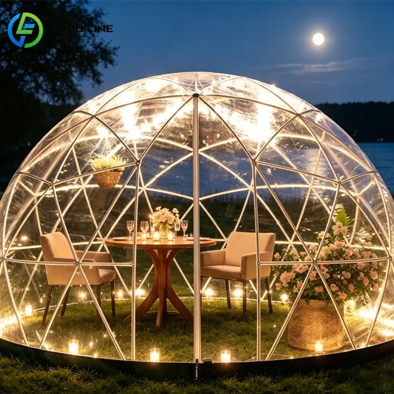 Transparent Bubble Tent Luxury Dome Camping House Glamping Outdoor Garden Resort Hotel Shelter Customized