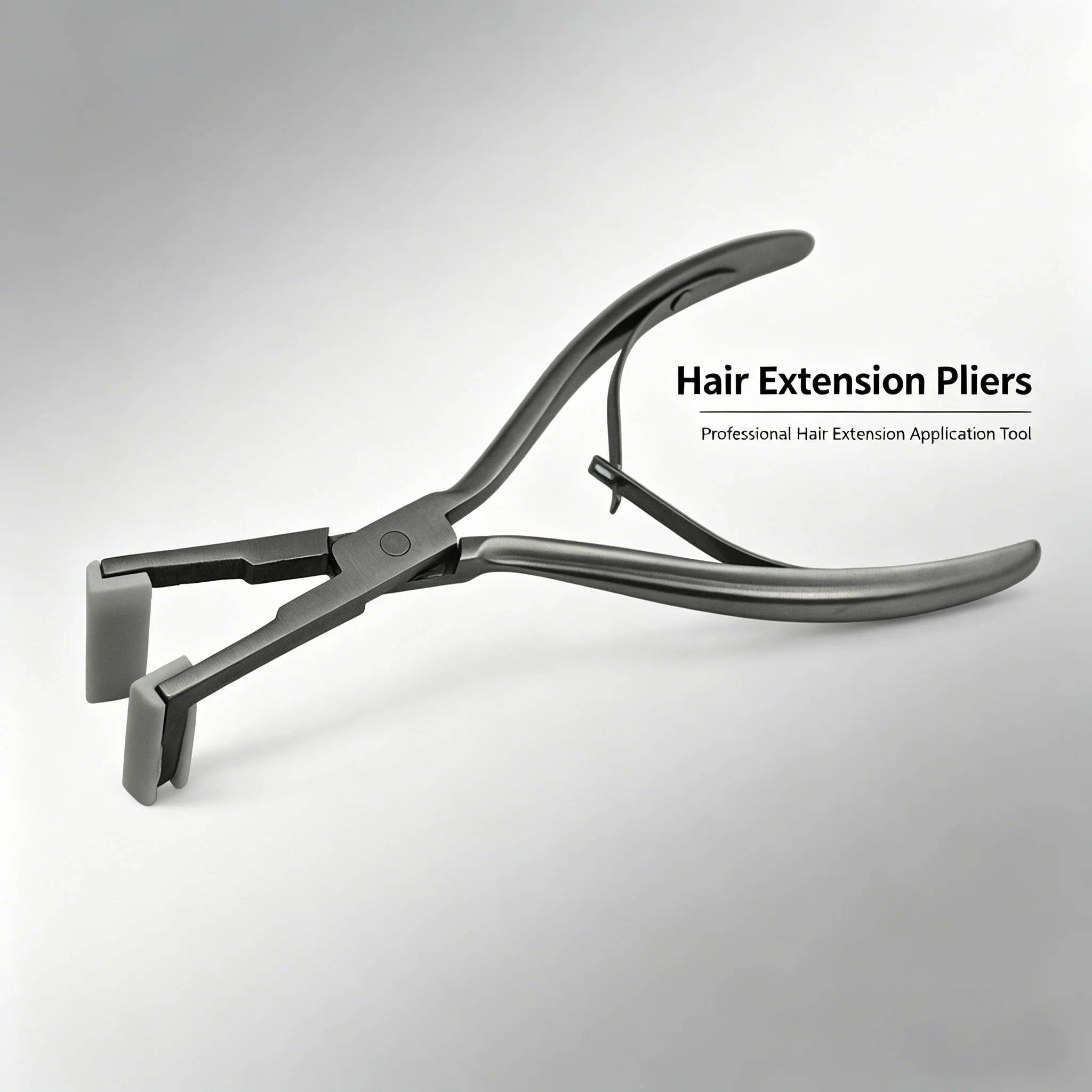 1 PC 7.8 Inch Silver Stainless Steel Pliers for Tape Hair Extension Tape Sealing Pliers Keratin Hair Extensions Tools