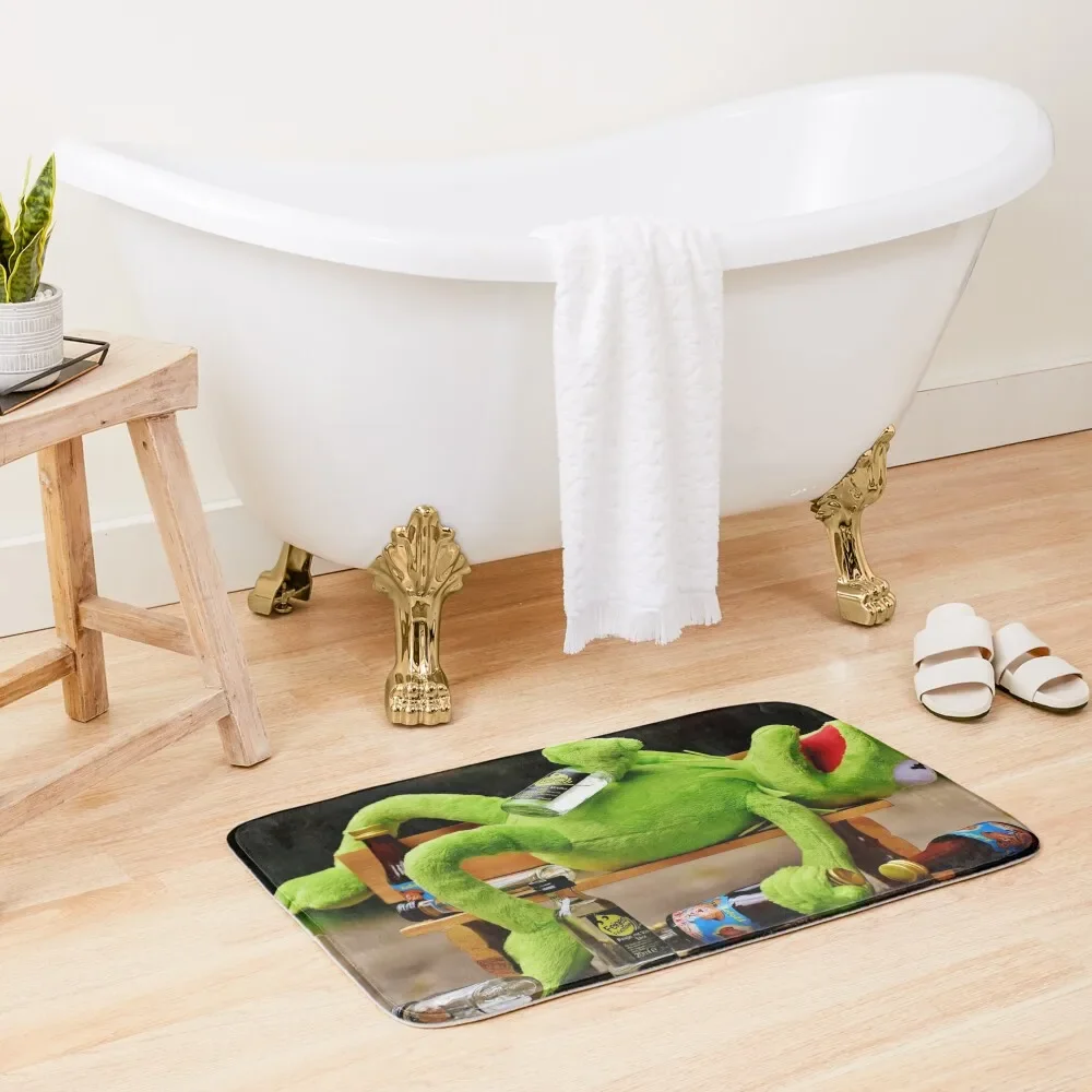 

Alcoholic Frog Bath Mat Carpet Bathroom Carpet In The Living Room Home Entrances Mat