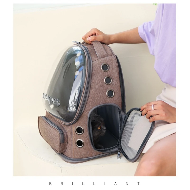 

Nesitu серый, черный, зеленый, прозрачный складной рюкзак-переноска для домашних собак, дорожная сумка для кошек, уличная сумка на плечо для домашних животных, портативная M5041