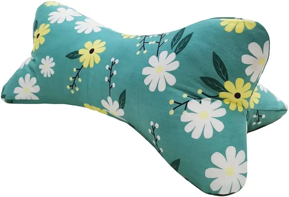 

Dog Bone Shaped Travel Neck Pillow with Washable Cover for Car, Bus, and Truck Driving Comfort