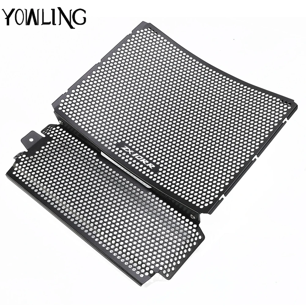 

For Kawasaki NINJA ZX10RR ZX-10RR ZX 10RR 2018 -2023 Radiator Guard Tank Grille Shield Engine Cooler Bezel Protector Mesh Cover