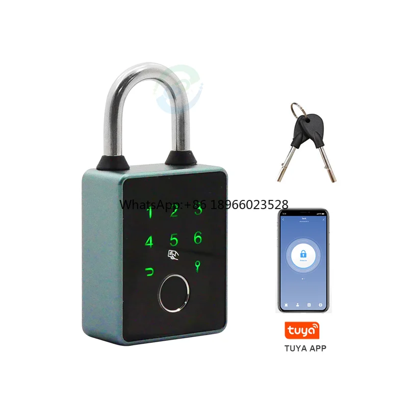 

Tuya TTlock Control Durable Fingerprint Unlock Smart lock Code Combination Card Access Waterproof Intelligent Padlock