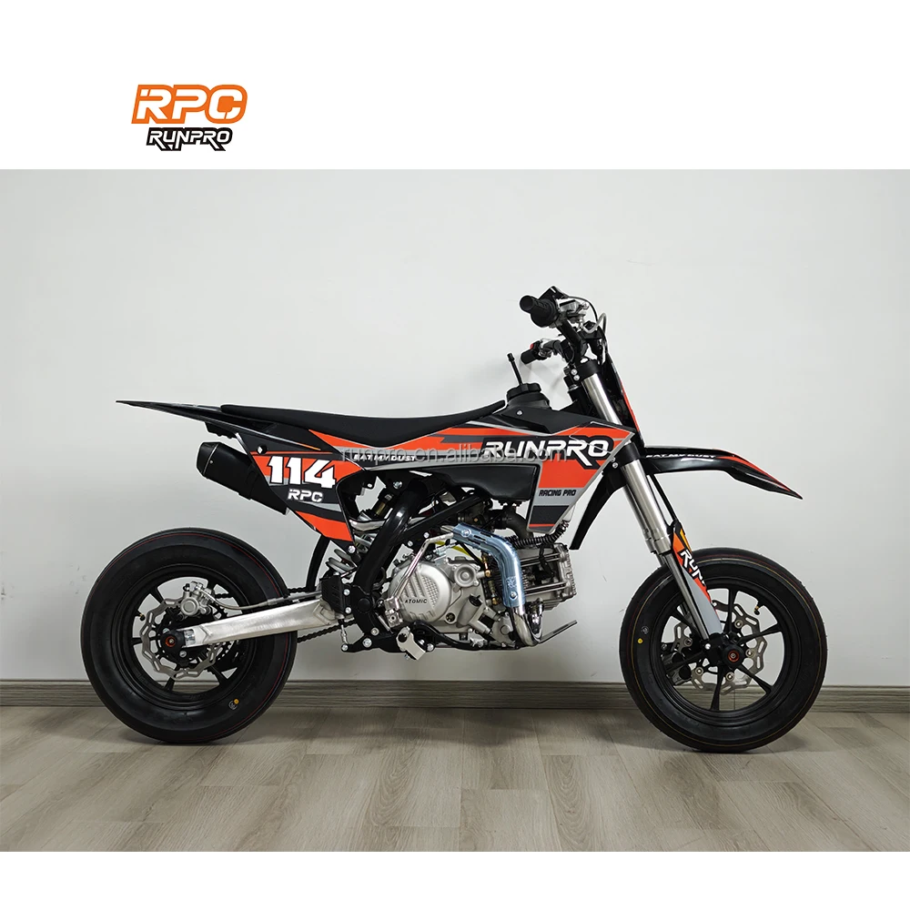 Highlighting Low-to-mid-range Punch2026 High Quality ZS155CC 190CC Supermoto Dual On Road 12inch Racing Motard Pit Bike For Adul