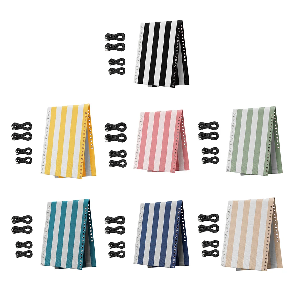 For Zero-Gravity Chair Replacement Fabric Cloth 160x52cm Sun Lounger Garden Chairs Reclining Patio Chairs Stripe Fabric
