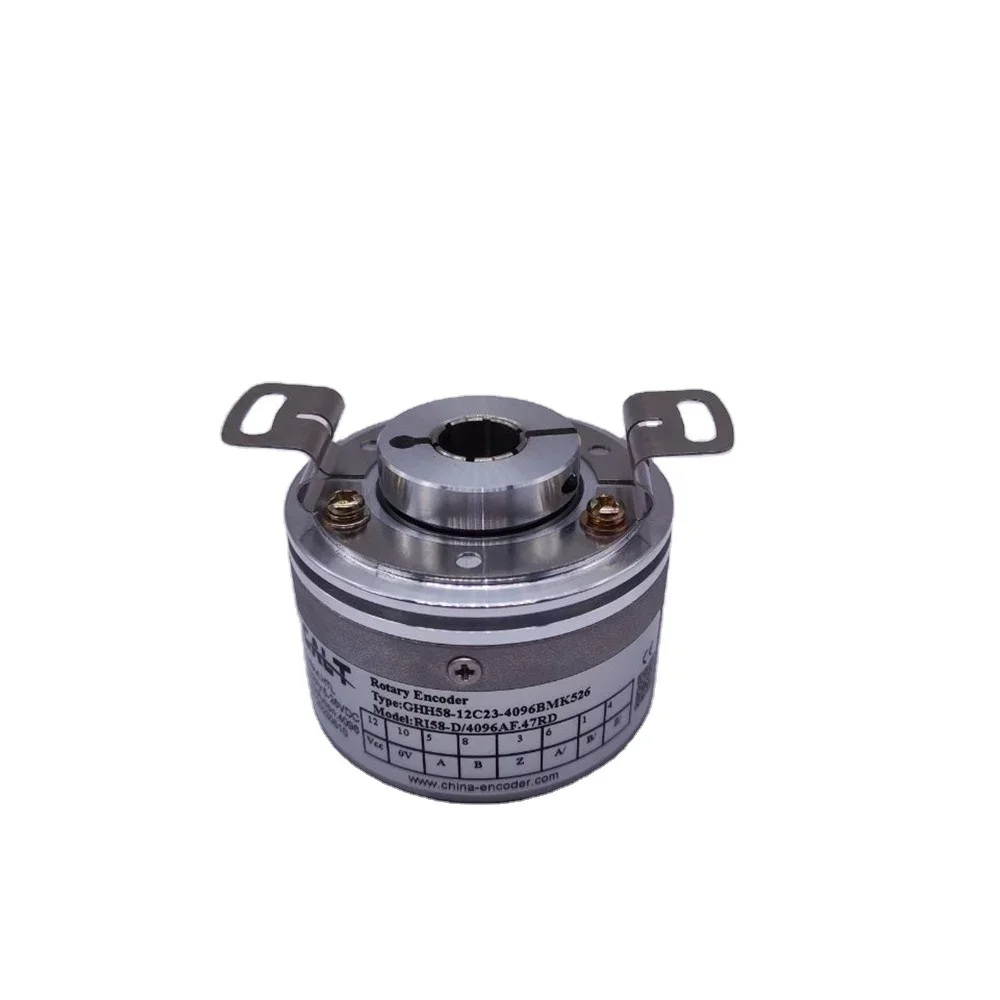 

4096ppr rotary encoder GHH58-12C23-4096BMK526 hollow shaft encoder replace for RI58-D/4096AF.47RD