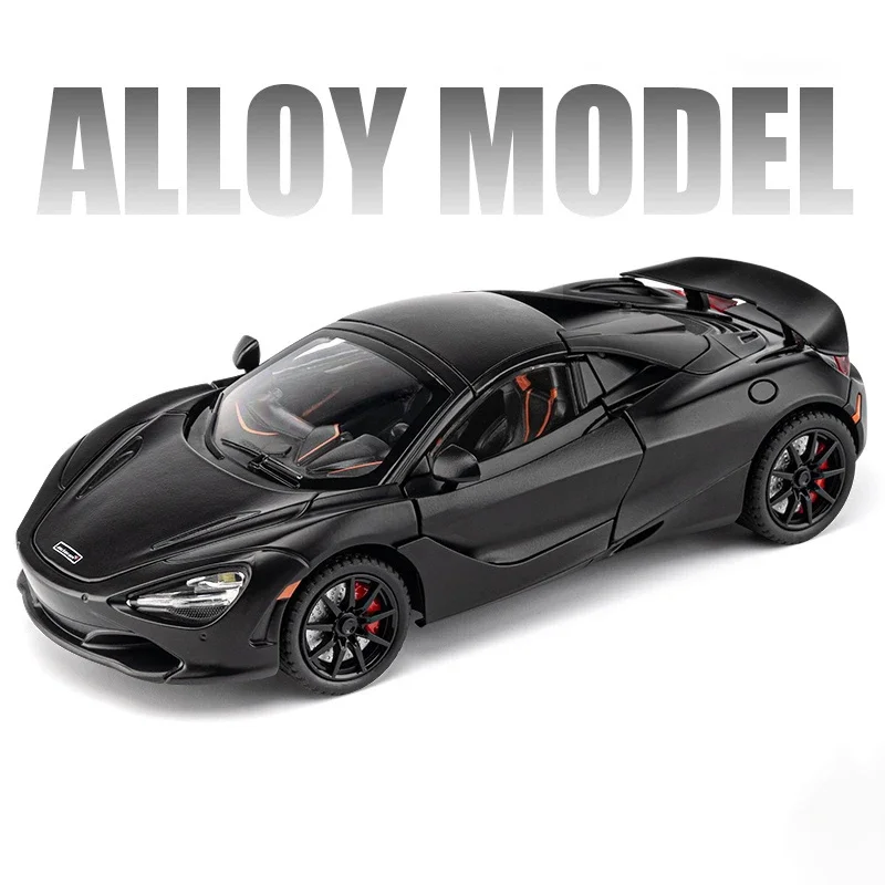 1:24 mclaren 720s Spinne Supersport wagen Legierung Auto Druckguss & Spielzeug fahrzeuge Auto Modell Sound und Licht zurückziehen Auto Spielzeug Geschenke