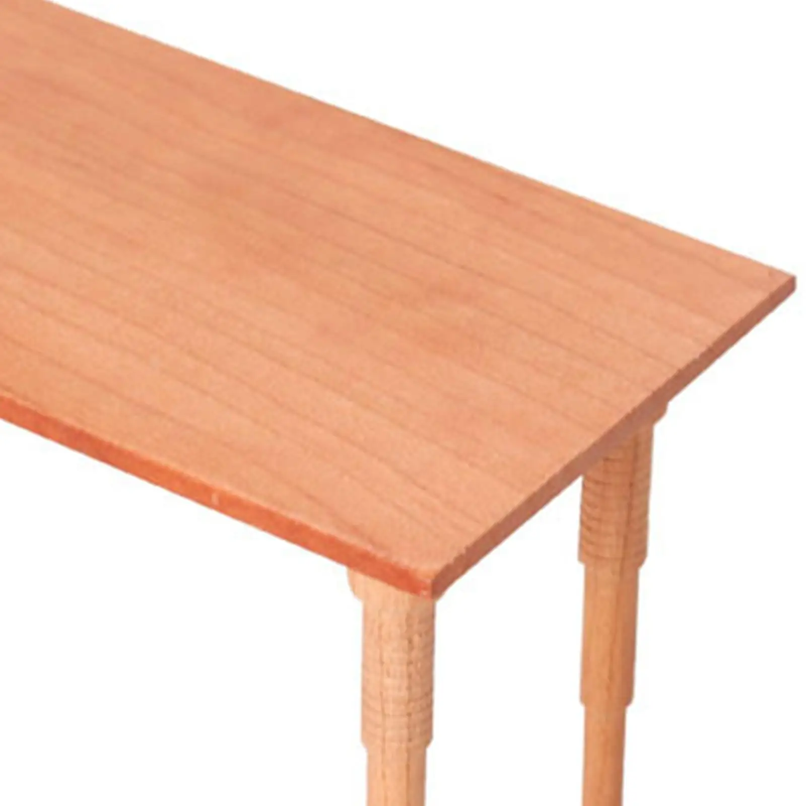 Mesa de madera para casa de muñecas, modelo de mesa para casa de muñecas 1:12 para diseño de jardín de hadas