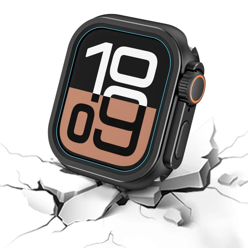 Metal Bumper Case For Apple Watch 46mm 45mm 44mm Protector Frame Cover For iWatch Series 10 9 8 7 6 5 SE Change To Ultra 2 49mm