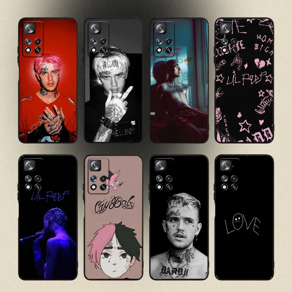 L-Lil Peep Cry Baby Love  Phone Case For Samsung Galaxy A20,A21s,A22,A31,A32,A52,A53,A72,73,A80,A91 Soft Black Cover