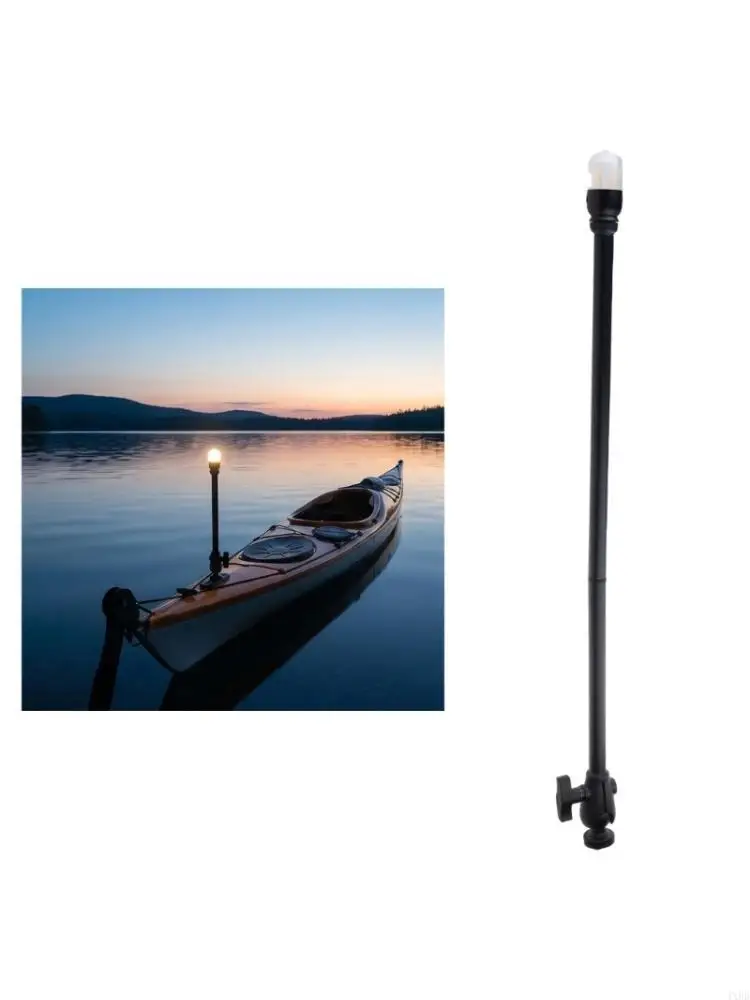 Boats Sterns Lights Energy Efficient LED Marine Light Waterproof LED Kayak Light for Night Kayaking Fishing Paddling 4XBB