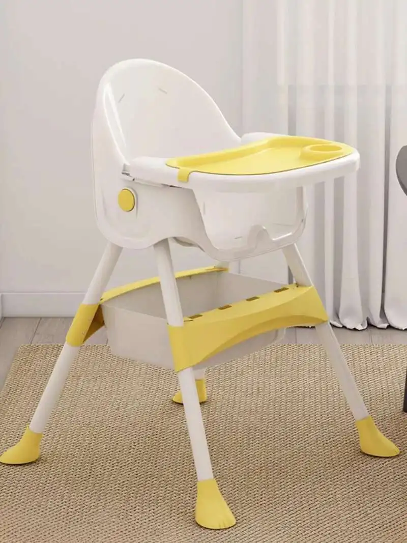 

Baby Eating Multifunctional Design Foldable Dining Chairs Home Portable Minimalist Dining Chairs Cadeira Home Furniture HYDC