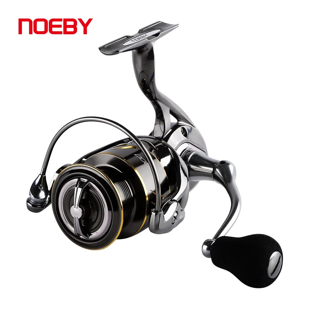 

Noeby Spinning Fishing Reel 2500S 3000 4000 5000 6000 Long Cast Spool Gear Ratio 5.2:1 Max Drag 10-25kg Saltwater Fishing Reel