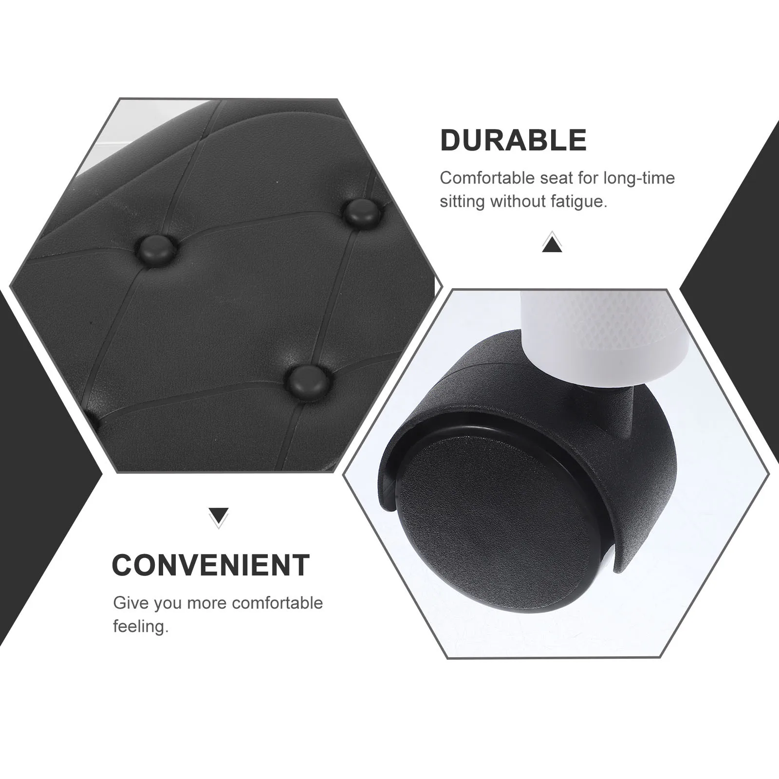 

Small Multi-Functional Portable Rolling Stool Low Seat 360 Degree Swivel Comfortable Low Chair for Home Office