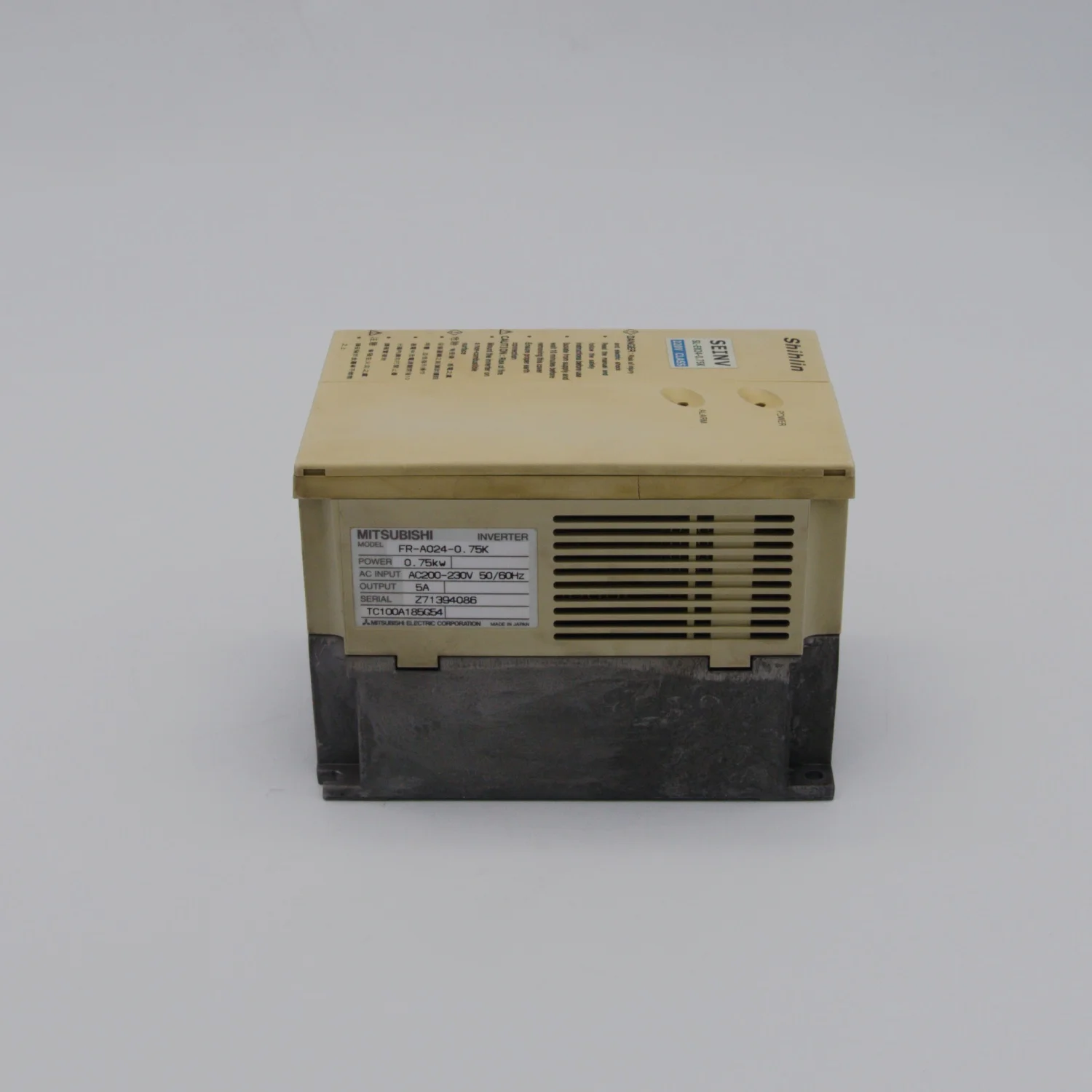 Mitsubishi servo poder inversor, original, FR-A024-0.75K
