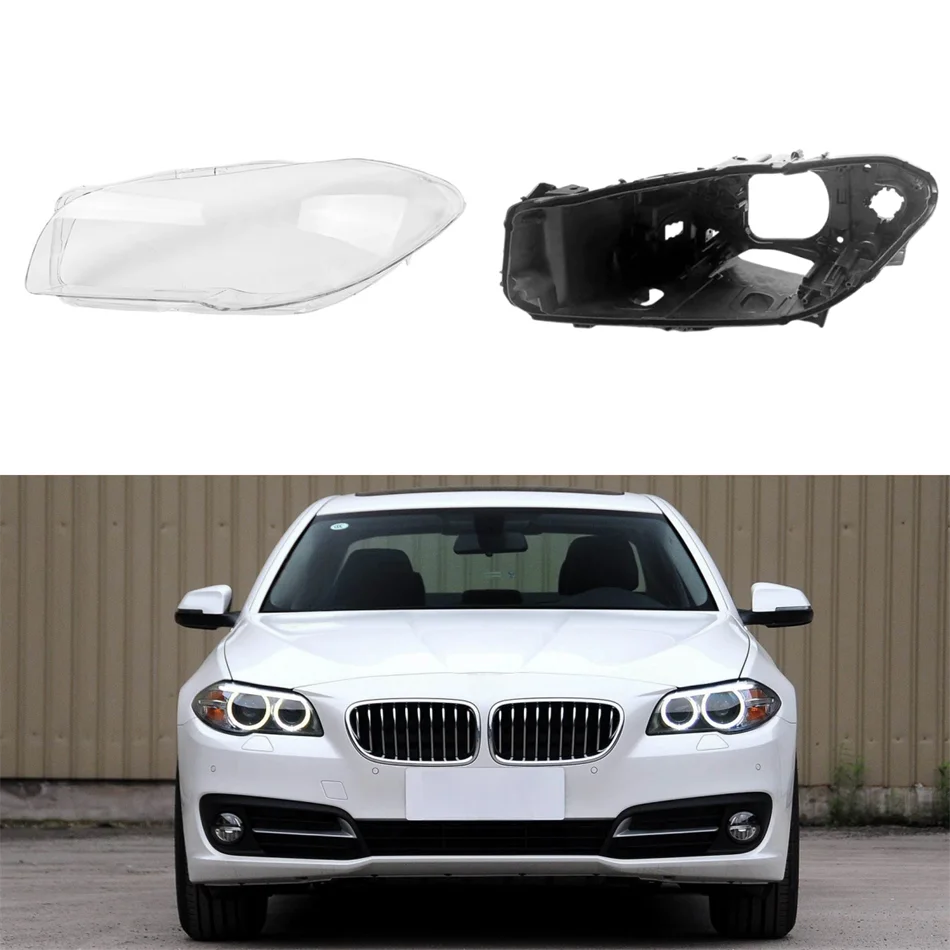 

For BMW 5 Series 2011 2012 2013 2014 2015 2016 2017 F18 F10 520 525 535 530 Car Base Head Lamp Shell Headlight Base Lampshade