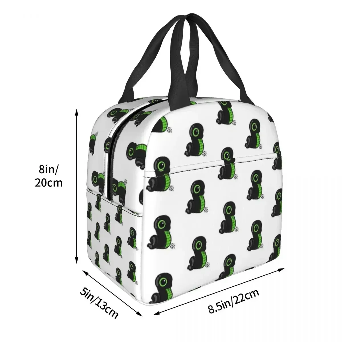 Sneki Snek Fan Design Razer Sticker Insulated Lunch Bags Picnic Bags Thermal Cooler Lunch Box Lunch Tote for Woman Work Children